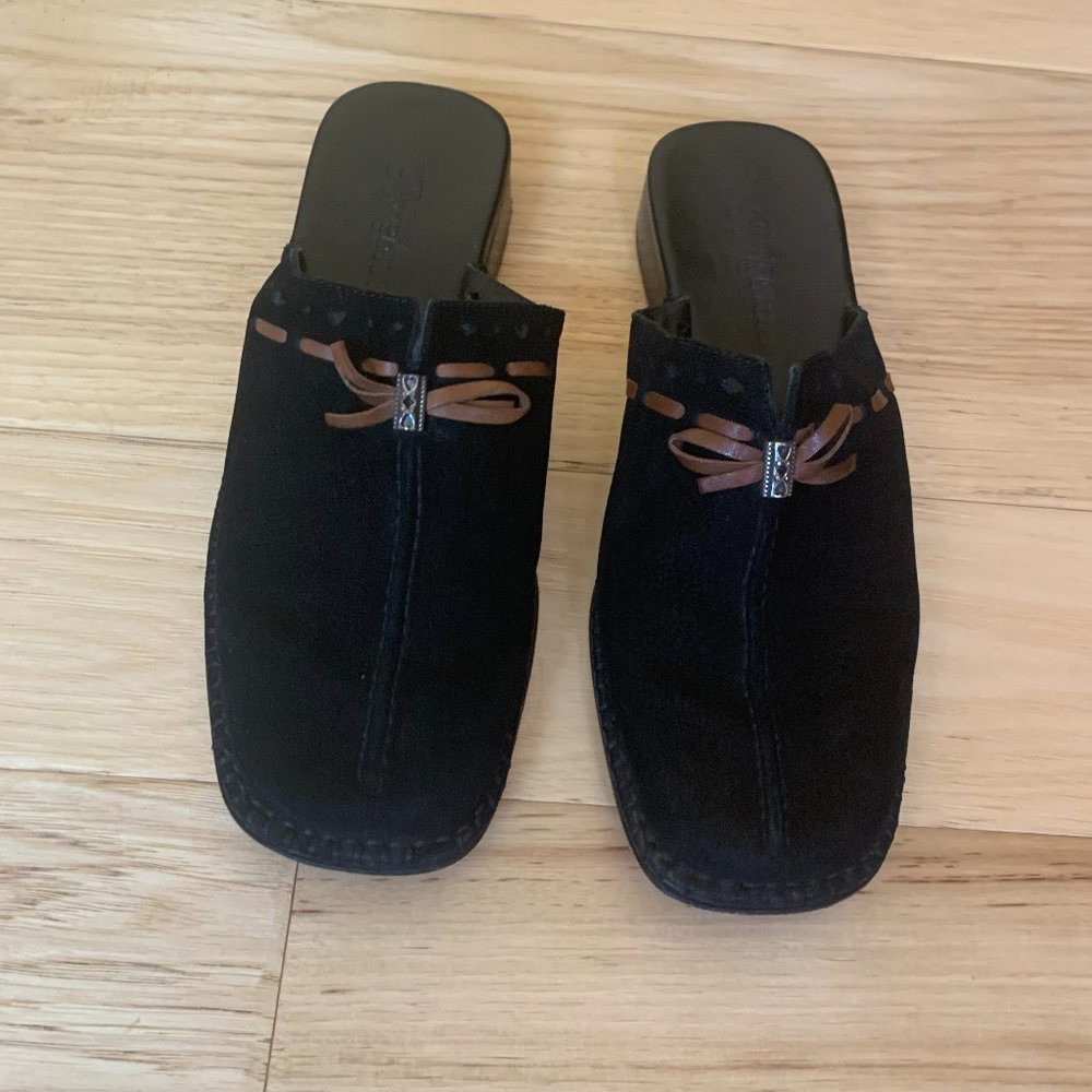 COPY - Brighton Suede Mules. Size 7.5 M
